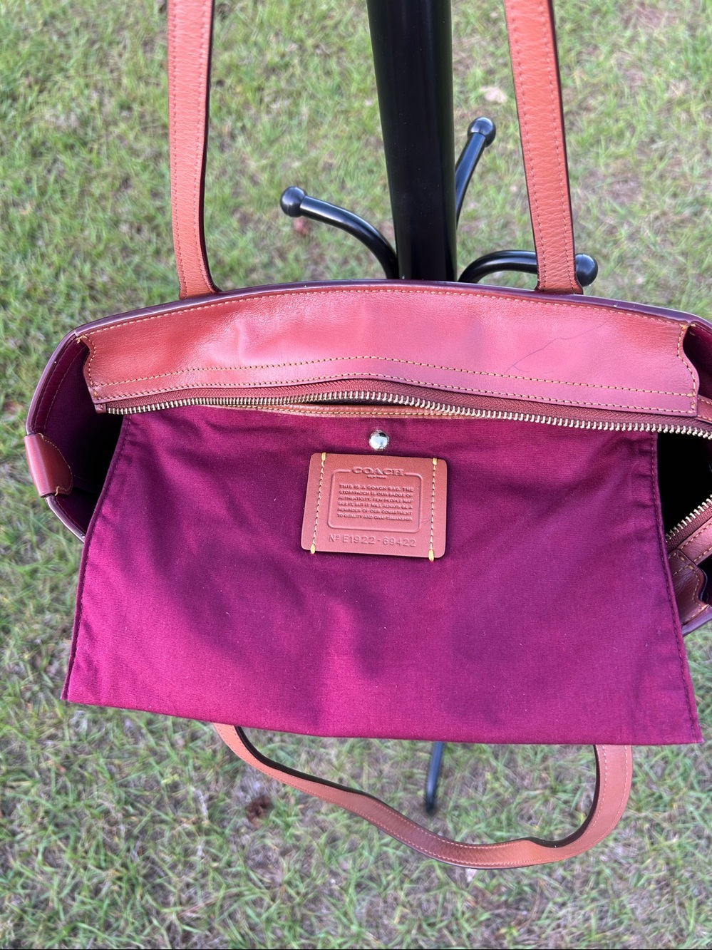 Coach signature top zip tote bag - Picture 15 of 16